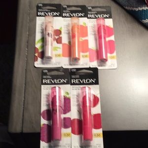 Revlon lip balm set of 5 brand new